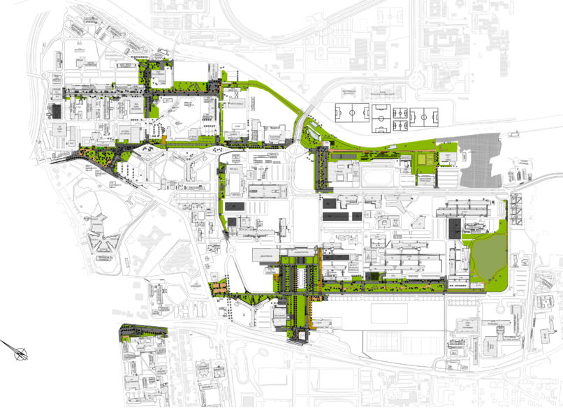 Illustration 04 Aménagement Urbain Paysager Campus Universitaire de Rangueil | Université Paul Sabatier