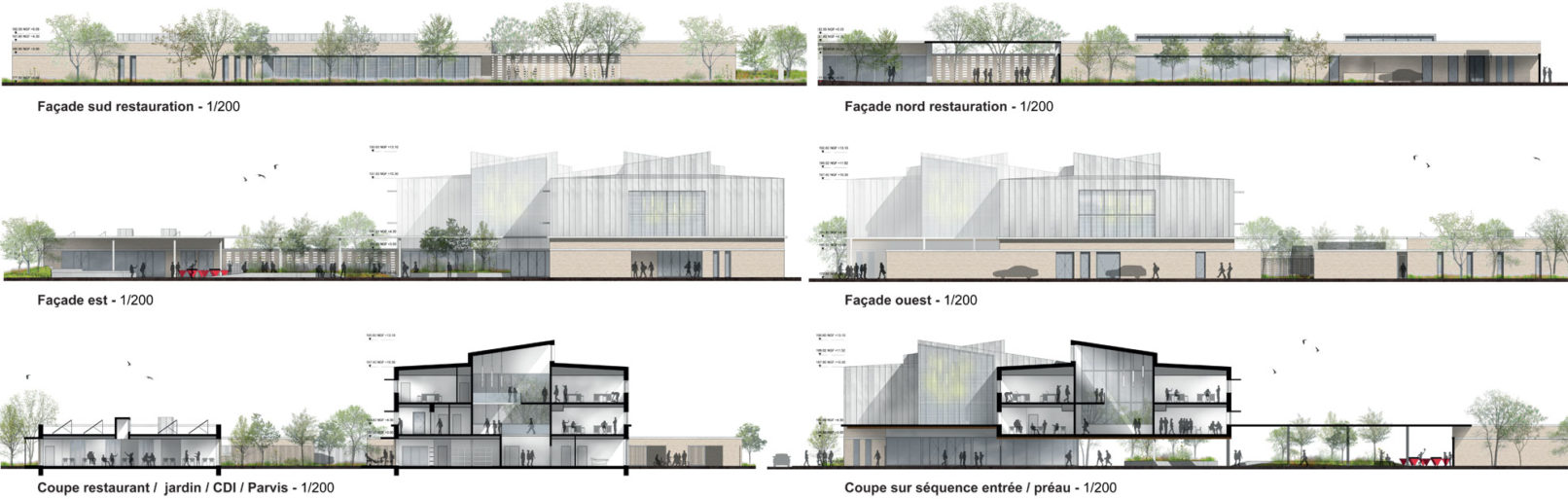 Illustration 05 Concours collège de Seysses | économie de la construction