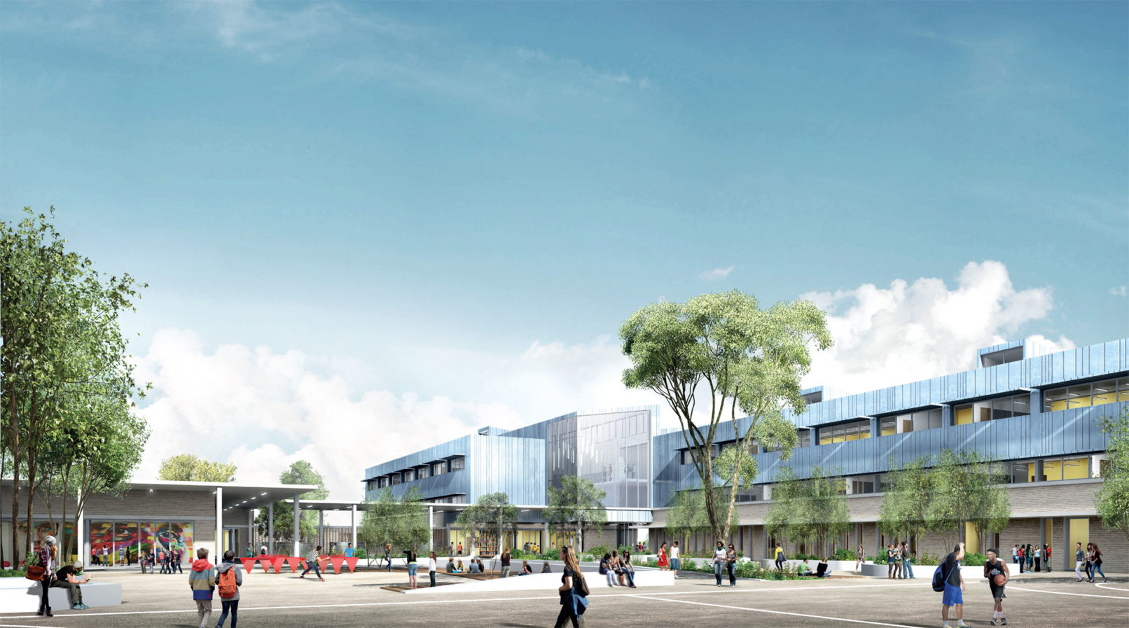 Illustration 02 Concours collège de Seysses | économie de la construction