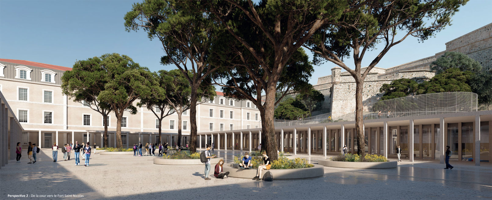 Illustration 02 Concours collège Gaston Deferre | économie de la construction