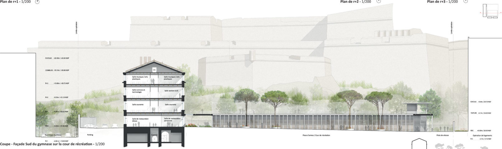 Illustration 05 Concours collège Gaston Deferre | économie de la construction
