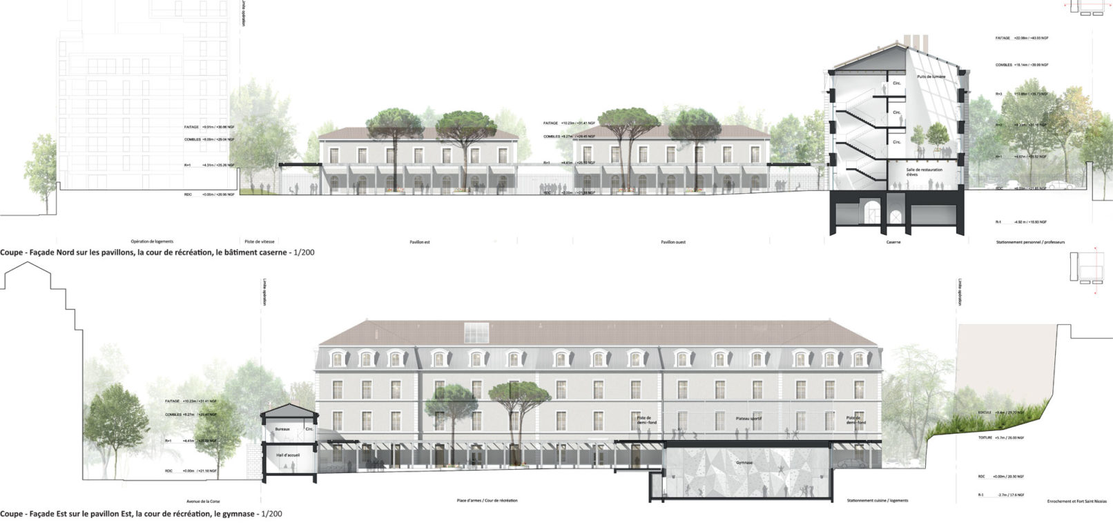 Illustration 06 Concours collège Gaston Deferre | économie de la construction