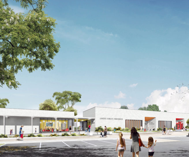 Illustration 01 Groupe scolaire Gratentour | économie | Ordonnancement Pilotage Coordination