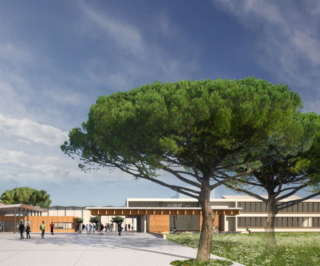 Illustrations 01 Entrée Lycée Montel Colomiers mission OPC