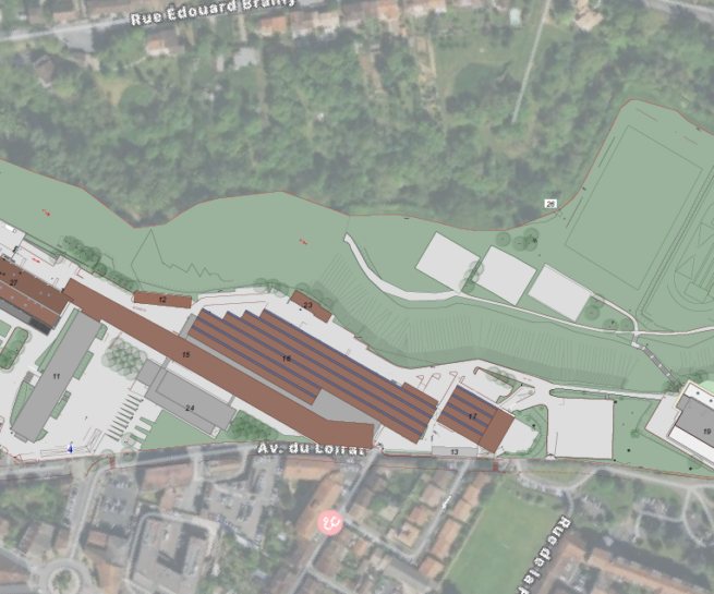 Illustration 01 Plan de Masse Lycée Rascol Albi Mission OPC