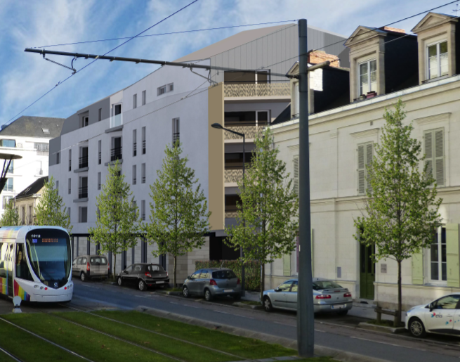 Illustration 01 Résidence Pré Bleu | Angers | économie OPC