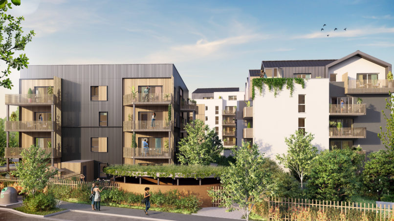 Illustration 02 Logements Meule Farine Angers perspective 02