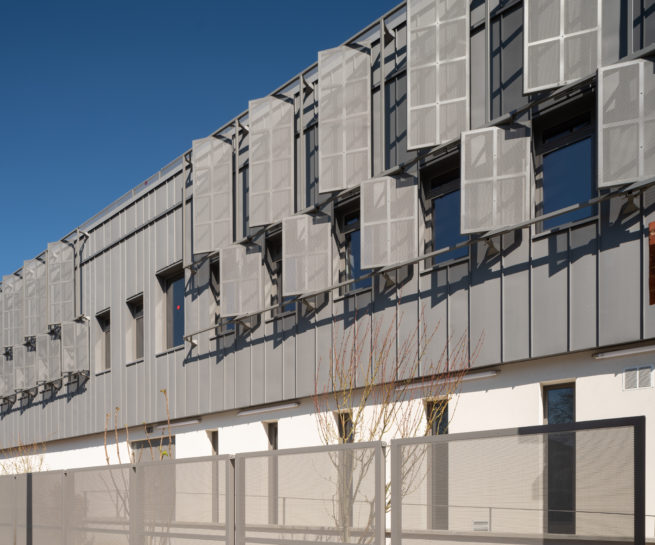 Illustration 01 Collège des ponts Jumeaux Toulouse façade extension