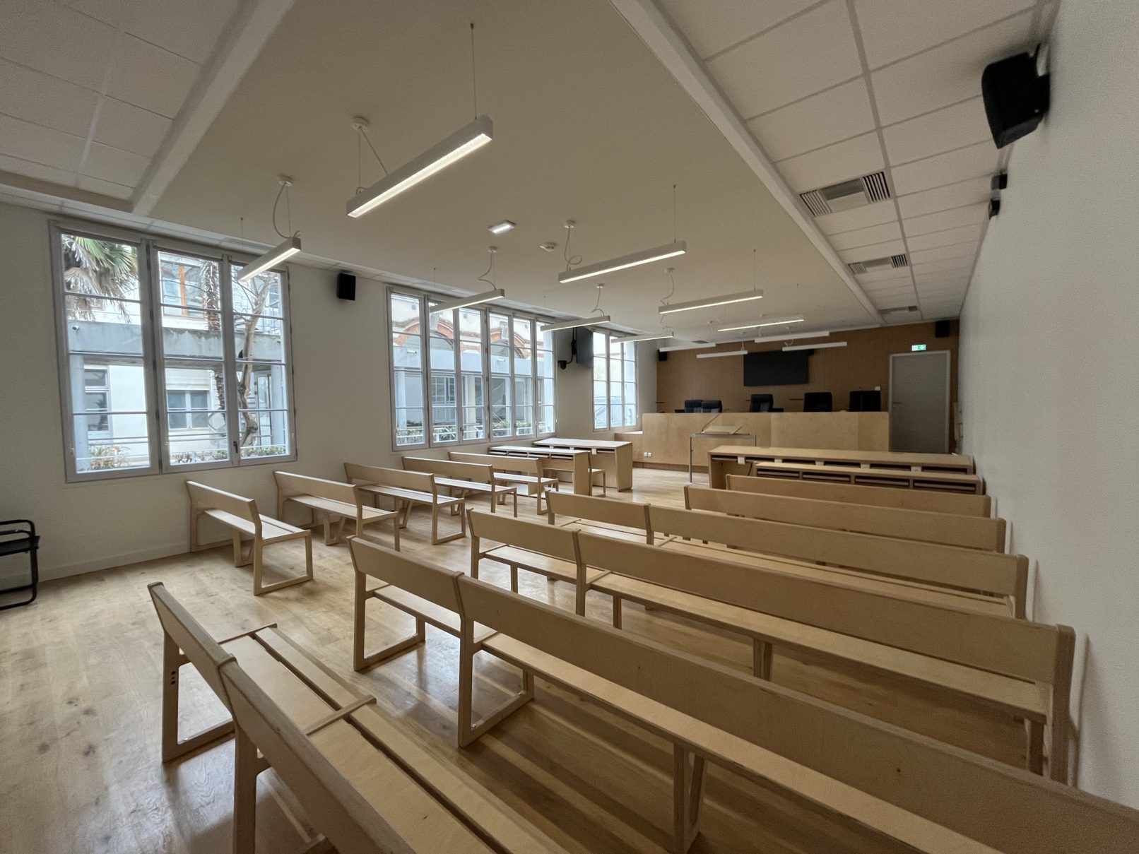 Illustration 02 Réhabilitation tribunal Prud'homme salle audience