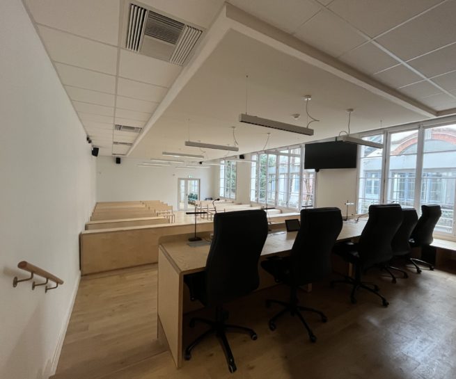 Illustration 01 Réhabilitation tribunal Prud'homme salle audience