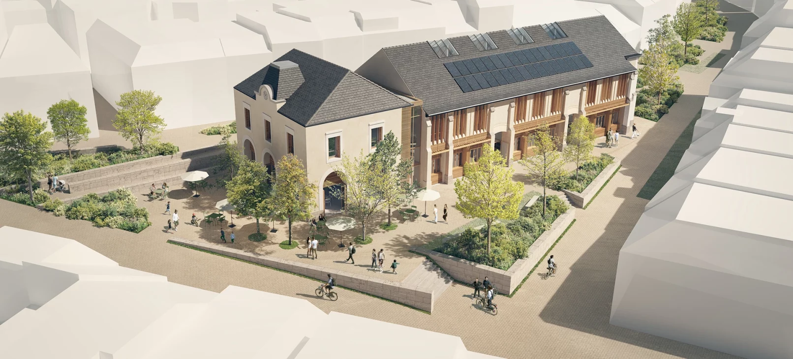 Illustration 02 Halles de marché Savenay vue extérieur