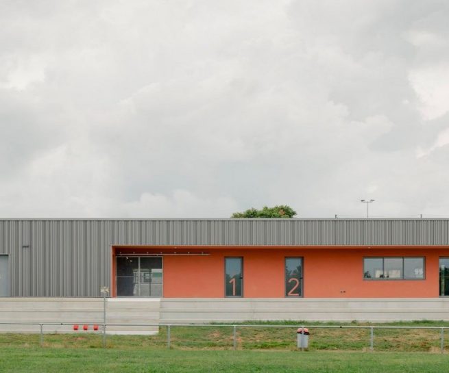 Illustration 01 Club house CANTENAY facade