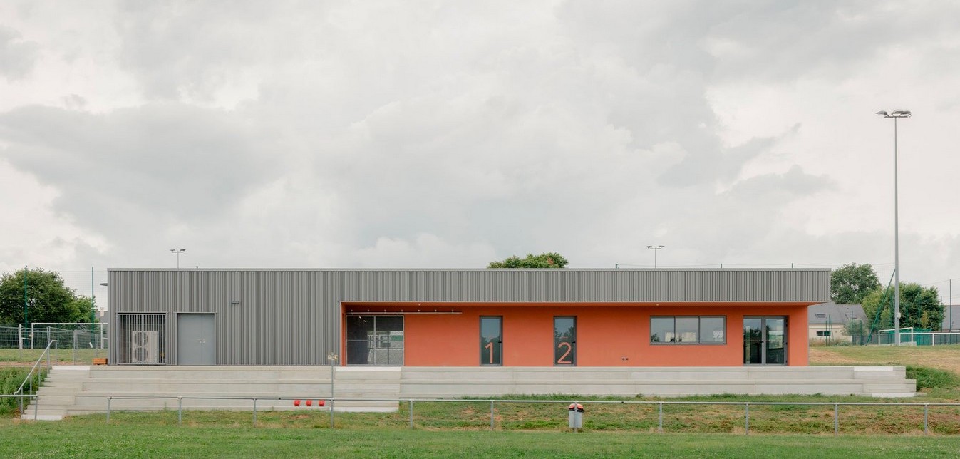 Illustration 01 Club house CANTENAY facade