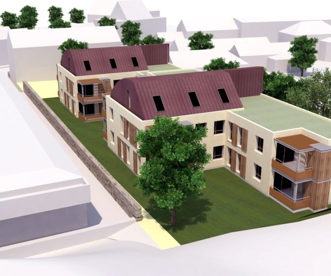 Illustration 01 Construction 18 lgt et reha 4 lgts GRANDCHAMPS DES FONTAINES