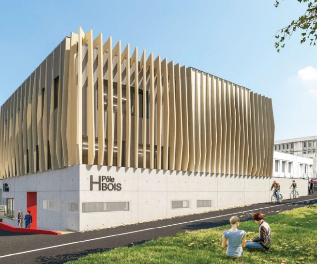 Illustration 01 Restructuration et extension des ateliers bois du lycée François Arago