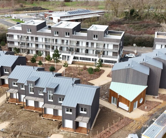 Illustration 01 38 logements collectifs et individuels Bretonniere