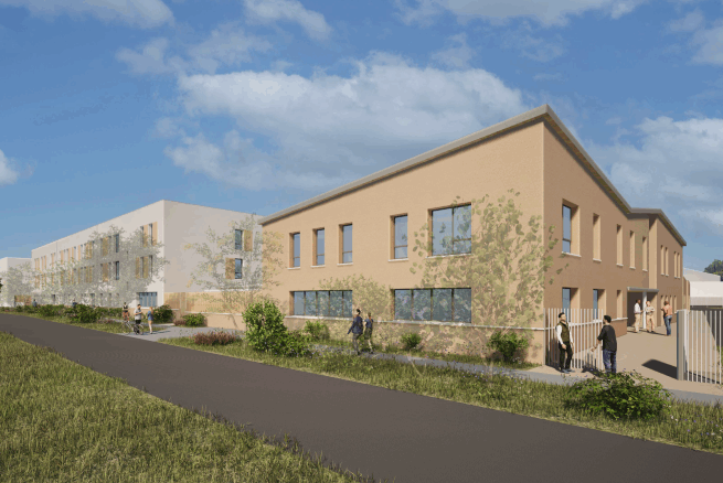 Illustration 01 Construction d’un IME et d’un foyer de vie