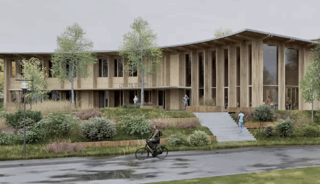 Illustration 01 Reconstruction du centre hospitalier - CHI Lys Hyrôme | VIHIERS