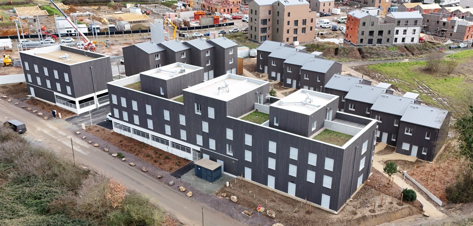 Illustration 02 38 logements collectifs et individuels Bretonniere