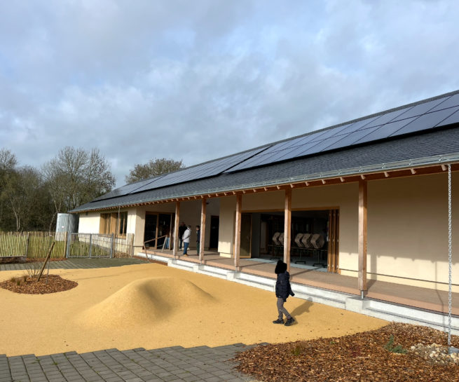 Illustration 03 Réhabilitation et extension de la salle polyvalente Le PIN extérieur