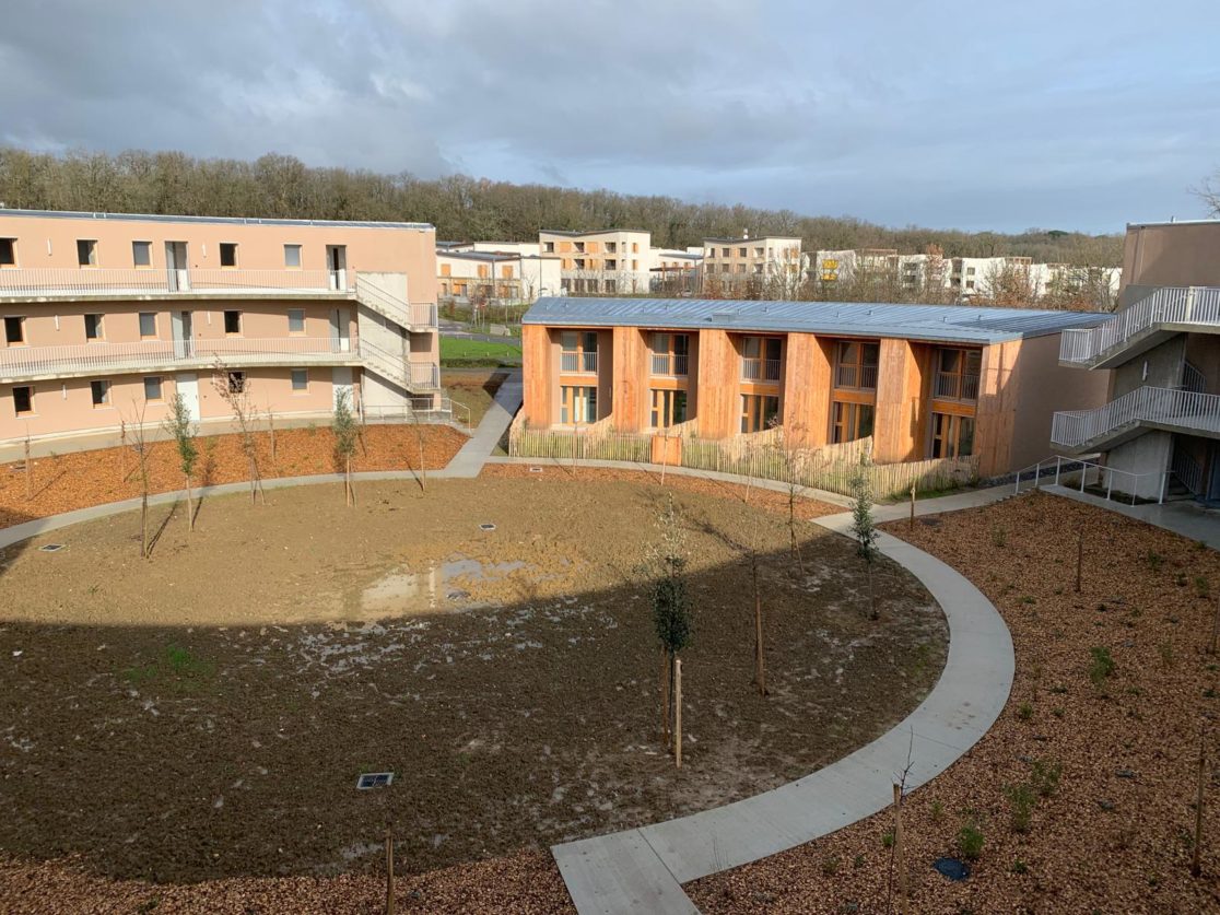 Illustration 02 façade extérieure Résidence Anèou de Tèrra