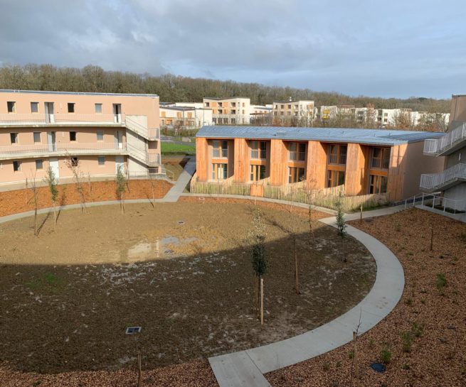 Illustration 02 façade extérieure Résidence Anèou de Tèrra