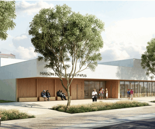 Illustration 02 Maison de quartier PAPUS Toulouse perspective