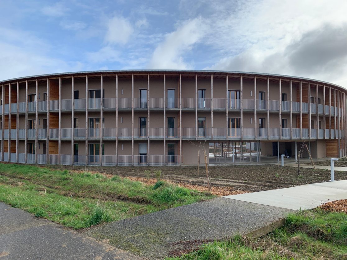 Illustration 01 façade extérieure Résidence Anèou de Tèrra