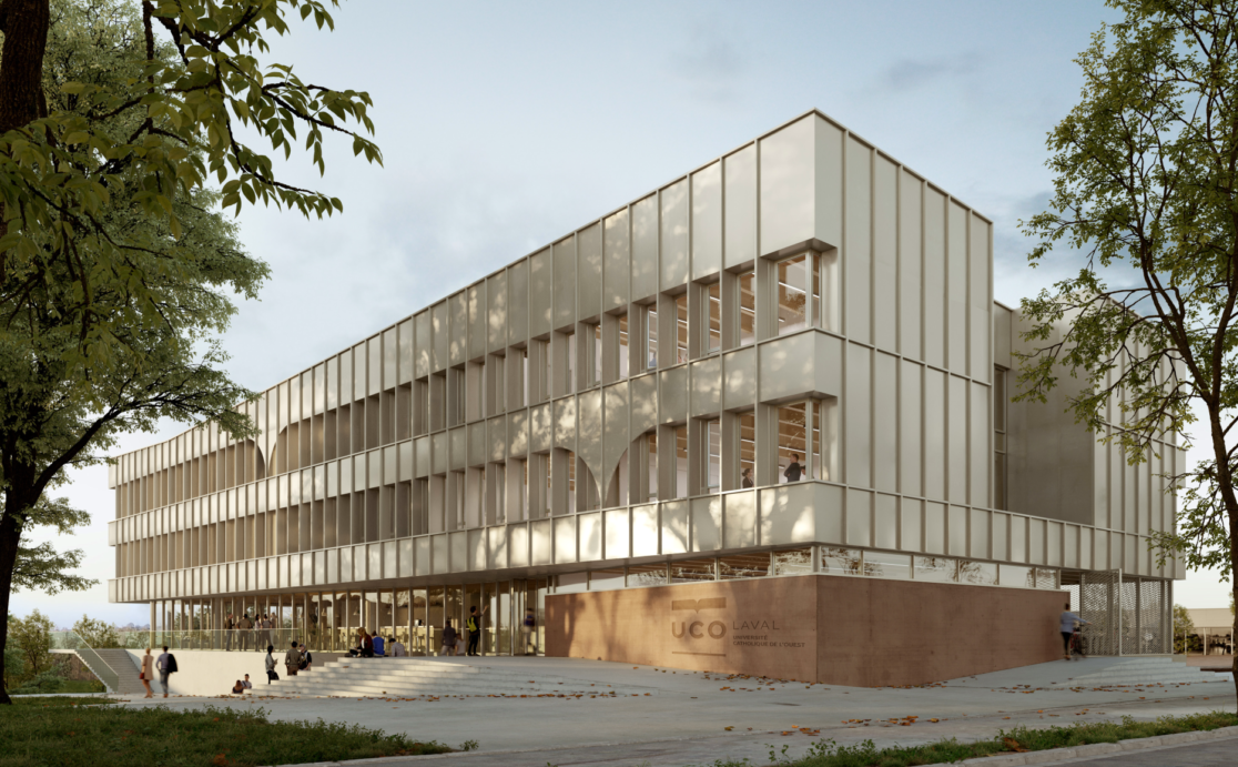 Illustration 01 Bâtiment enseignement sup facade