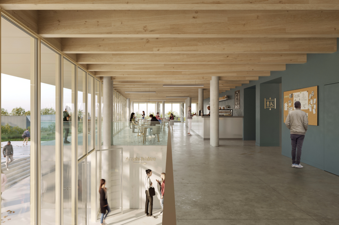 Illustration 02 Bâtiment enseignement sup interieur