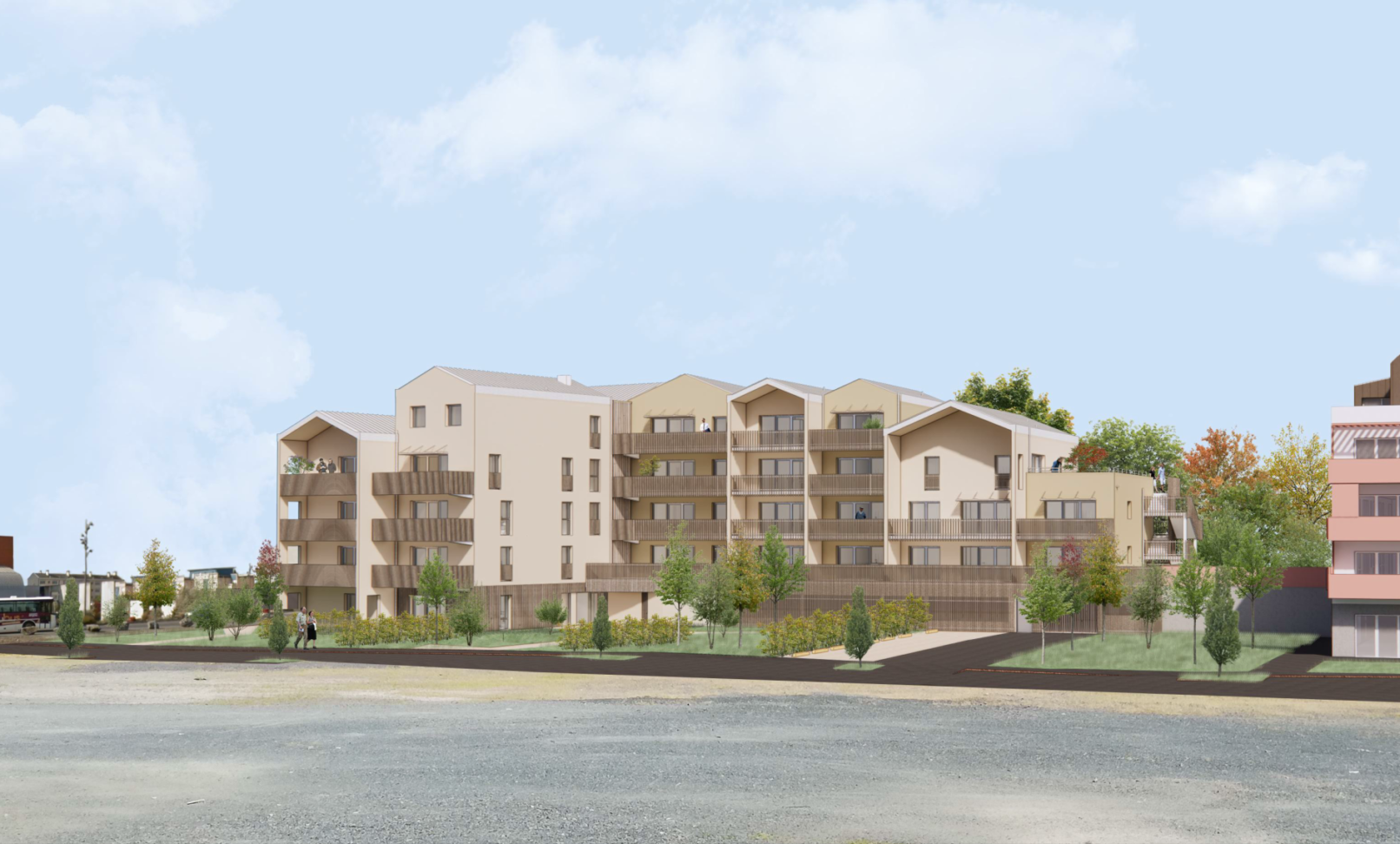 Illustration 02 Résidence 78 logements Chemille